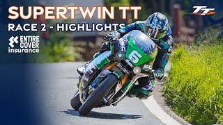 Entire Cover insurance TT Race 2 - Highlights | 2024 Isle of Man TT Races