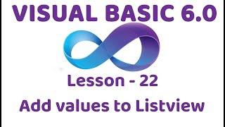 Visual Basic 6.0 | Add values to Listview