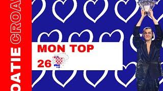 ESC 2025 MON TOP 26 (jusqu'à présent) [avec ]