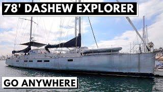 $1,750,000 1998 "BEOWULF" CUSTOM Dashew KELLY ARCHER Sailing World Cruiser Explorer Yacht Tour