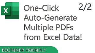 Excel Data To Multiple PDFs (No PowerApps Premium, Free!) - Part 2/2