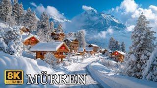 MÜRREN  ️The Most Charming Alpine Winter Village ️ in Switzerland 8K ️