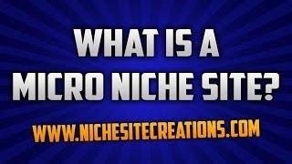 What is a Micro Niche Site?