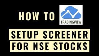 How To Setup NSE Stock Screener In TradingView
