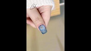 Cat Eye Nails with 3D Painting Tech #luvherbeauty