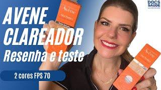 Testando o AVENE MAT PERFECT FLUIDO CLAREADOR FPS 70 cores clara e média- como fica na pele?