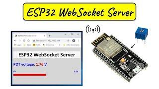 ESP32 WebSocket Server - Sending Potentiometer Voltage