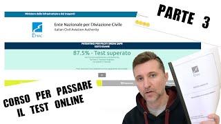 PATENTINO DRONI - CORSO PER PASSARE IL TEST ONLINE PARTE 3