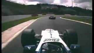 Formula 1 Montoya Overtake Schumacher in Spa Francochamps 2004