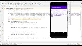 Tracing the current Location of Android Device - Android Kotlin