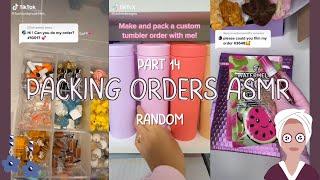 ASMR Packing Orders Part 14 | Random | TIKTOK Compilation | polaroidlove