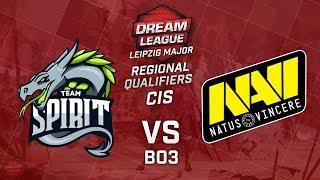 Team Spirit vs Natus Vincere Game 1 (BO3) | Dream League Leipzig Major CIS Lower Bracket Finals