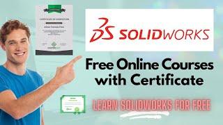 SolidWorks Free Courses with Certificate | SolidWorks Tutorial for Beginners