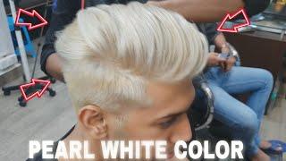 NEW Hair color transformation VLOG | Black to Pearl white | SAM RYZI