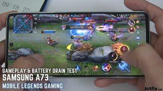 Samsung Galaxy A73 Mobile Legends Gaming test | Snapdragon 778G 5G, 120Hz Display