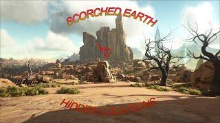 TOP 5 Scorched Earth Hidden Base Locations 2023 (Ark Survival Evolved) Plus bonus!