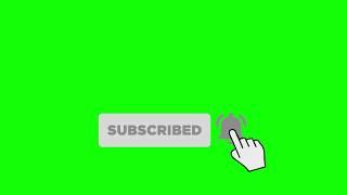 Subscribe Button and Notification Bell Green Screen with Sound [4K FREE DOWNLOAD]