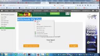 W3Schools SQL Quiz Walkthrough