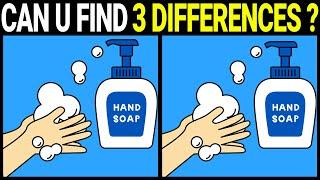  Spot the Difference Game | Find 3 Differences in 90 Seconds!  《Could be Challenging》