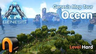 ARK Genesis OCEAN Biome Map Tour