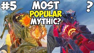 Top 5 Most Popular Mythics | COD Mobile | CODM