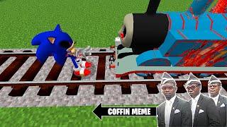 Thomas the Tank Engine.exe vs Sonic.exe in Minecraft