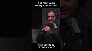 How the 'USB KIller' tool can fry a computer's motherboard