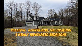 QUIET COUNTRY LIVING 5 BDRM Goochland, VA Renovated +$675K+