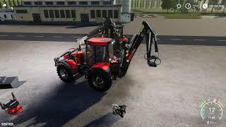 Farming Simulator 2019 mods NMC Backhoe Snowplow & NMC Road Scraper