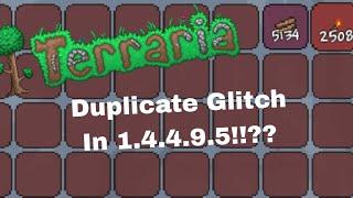 This Terraria Mobile Duplicate Glitch Is Insane!!?? Terraria Mobile 1.4.4.9.5 Duplicate Glitch!