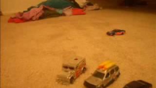 car racing stop motion animation