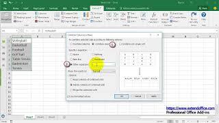 How to convert column list to comma separated list in Excel