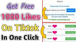 How To increase Unlimited Real Tiktok Hearts | Tik Tok Par Followers or likes kaise badhaye.