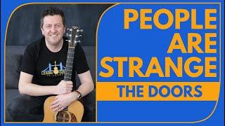 People Are Strange - Guitar Lesson - The Doors - Chords + Rhythm - Drue James