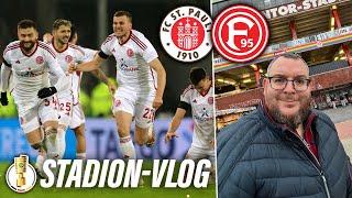 ELFMETER DRAMA  | ST. PAULI vs. FORTUNA DÜSSELDORF StadionVlog  | DFB POKAL Viertelfinale