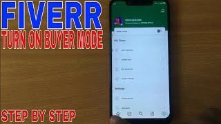   How To Turn On Buyer Mode On Fiverr Mobile App 