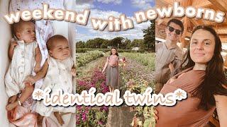 weekend in my life as a twin mom | postpartum update, mommy makeover, morning routine with twins?