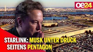 Starlink: Musk unter Druck seitens Pentagon