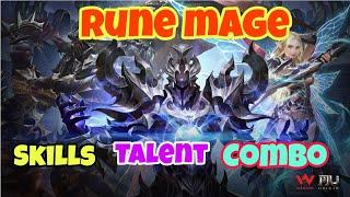 MU ORIGIN 3 - RUNE MAGE / SKILLS / TALENT / BUILD