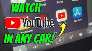 How to Watch YouTube on Apple CarPlay in ANY CAR in 2024! No Jailbreak Required