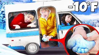 TINY RV ROAD TRIP SURVIVAL CHALLENGE!