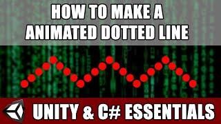 How to Make an Animated Dotted Line in Unity  (the Easiest and Most Efficient Way!)