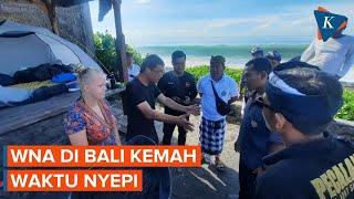 Viral Video WNA di Bali Berkemah Saat Nyepi