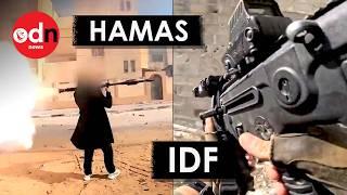 Intense Combat Footage Shows Hamas Fighting IDF in Gaza | Full Series