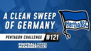 A CLEAN SWEEP OF GERMANY | FM21 Pentagon Challenge #121 | Football Manager 2021