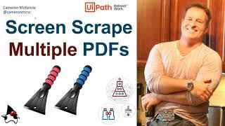 Screen Scrape Multiple PDF Files with UiPath Example