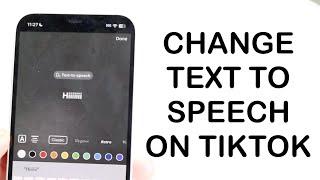 How To Change Text To Speech Voice On TikTok! (2024)