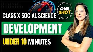 Development One Shot Under 10 Minutes SST | Class 10 Boards Social Science with Reema maam