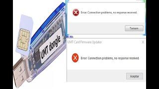 UMT error connection problem no response received Solutions 1000%