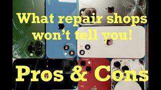 the pros and cons of iphone back glass repair